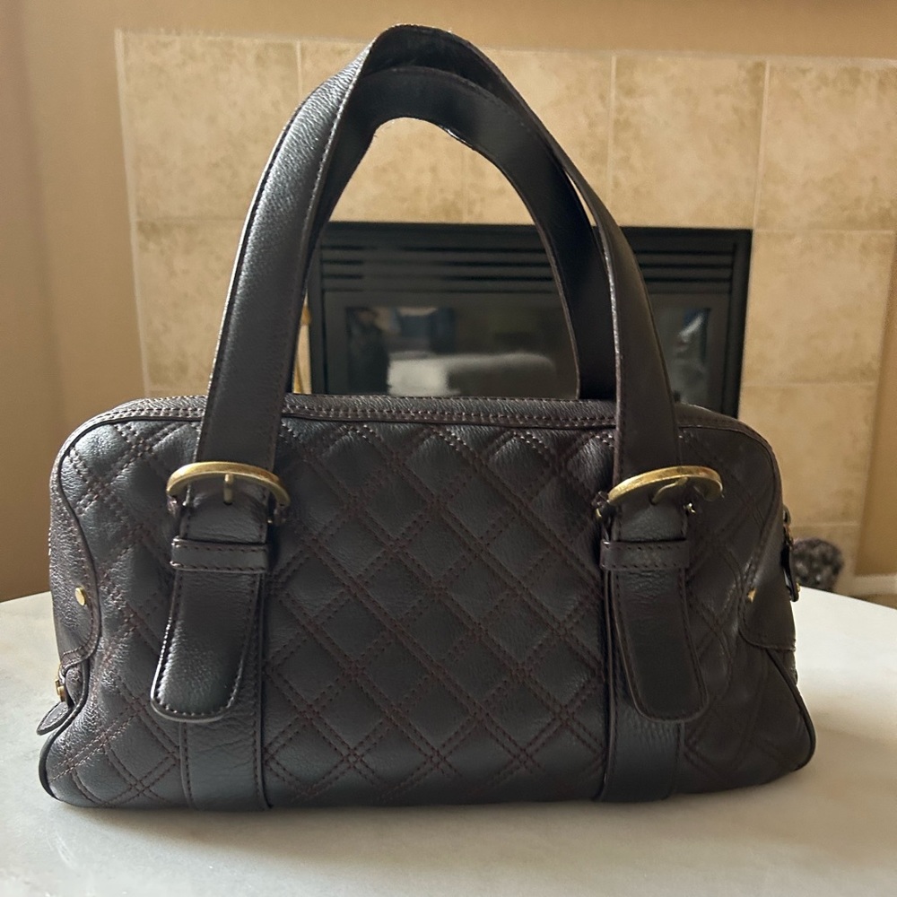real leather michael kors quilted bag